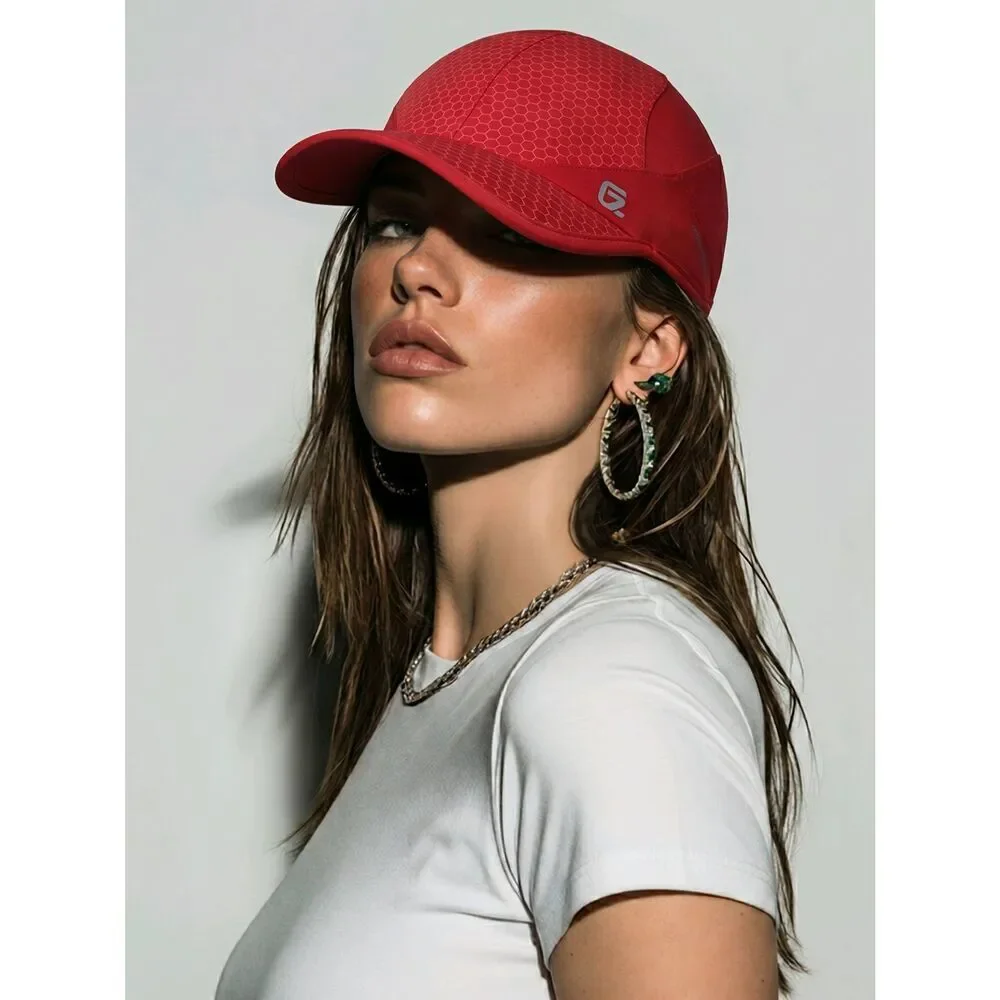 🔸️NWT Red Unstructured UPF 50+ Reflective Outdoors Unisex Hat